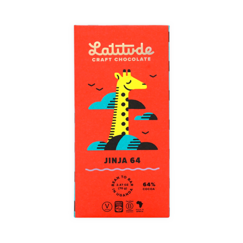 Latitude 64% hořká čokoláda JINJA 70 g