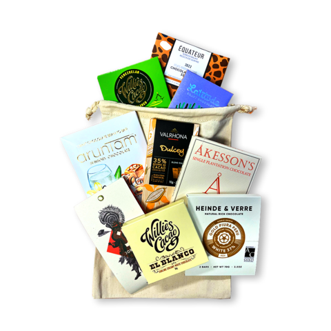 BÍLÁ V PYTLI degustační sada čokolád 540 g