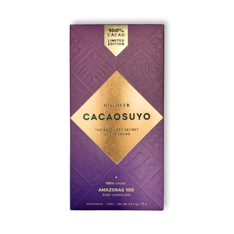 Cacaosuyo Amazonas Peru 100% hořká čokoláda 70 g