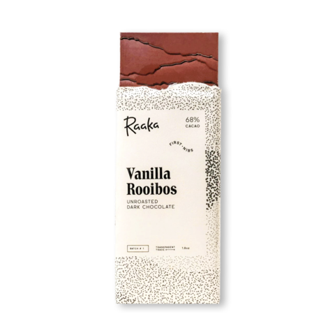 Raaka 68% hořká čokoláda Vanilla Rooibos 50 g